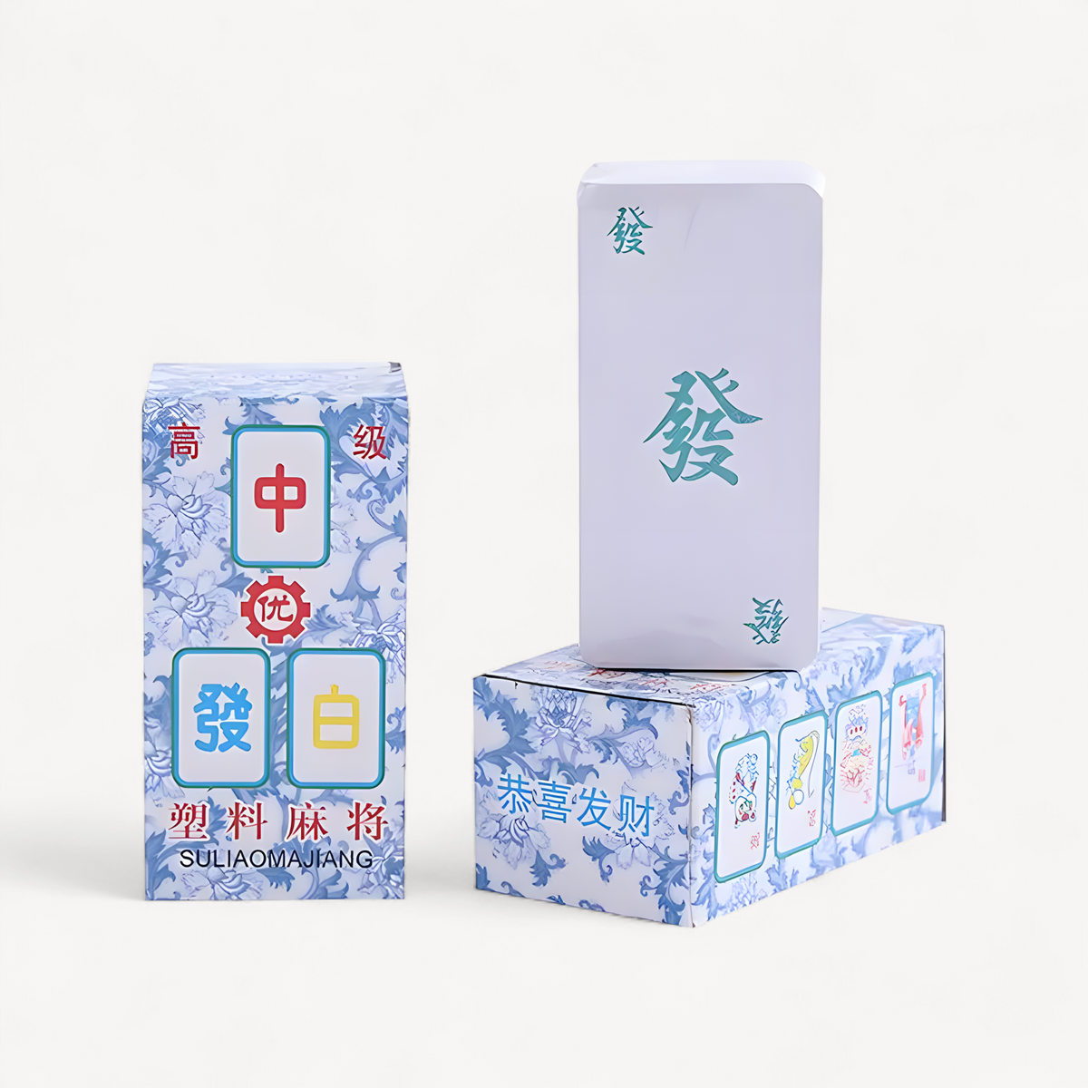 Mahjong playing cards pvc, 136 tiles (2 of 10)