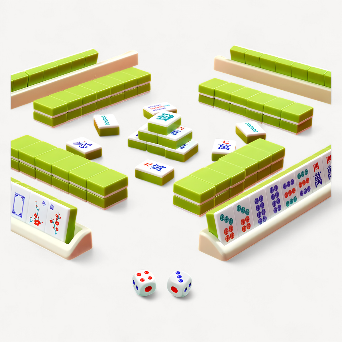 Mahjong tile holder (1 of 9)