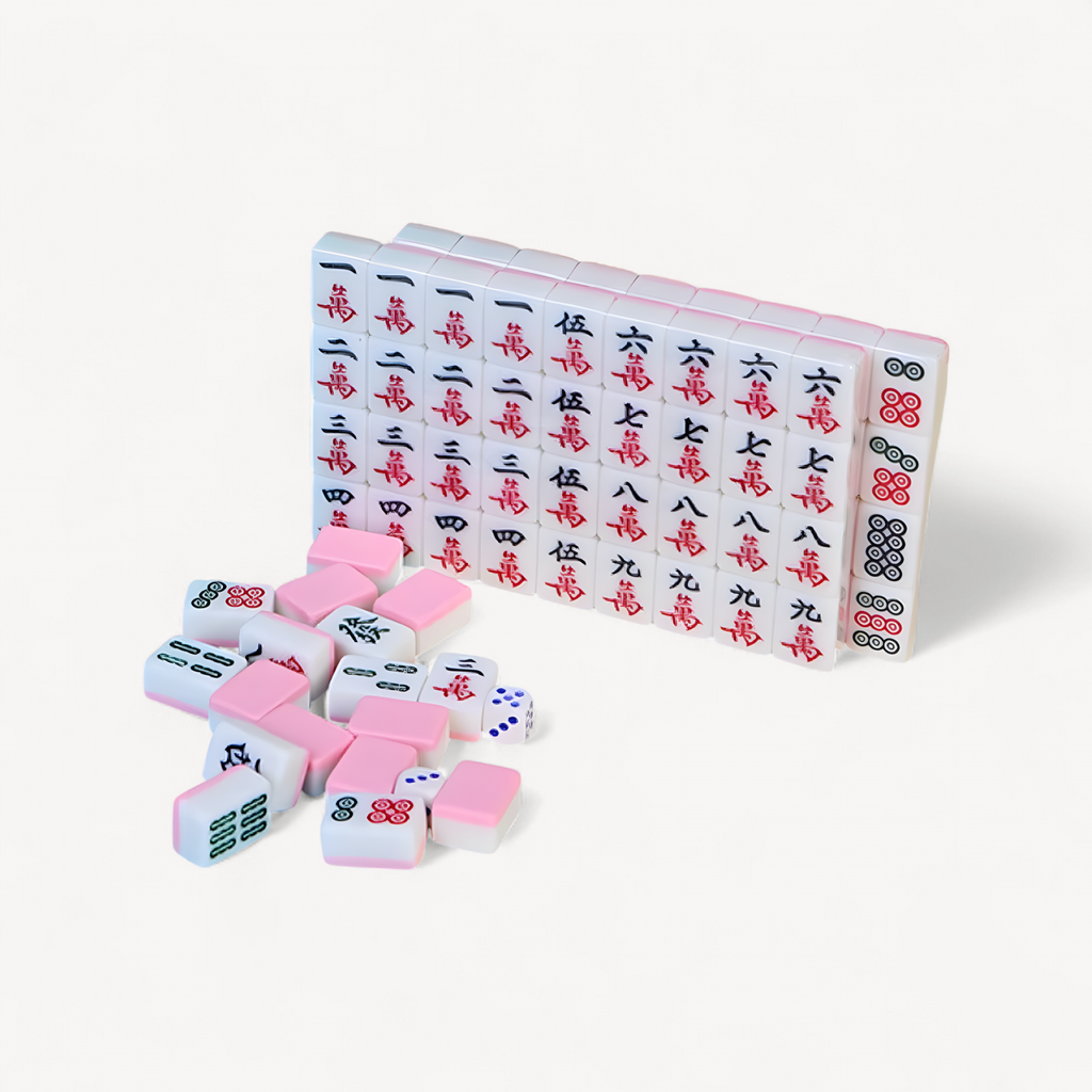 Chinese mahjong tin box in melamine, 144 tiles (3 of 15)