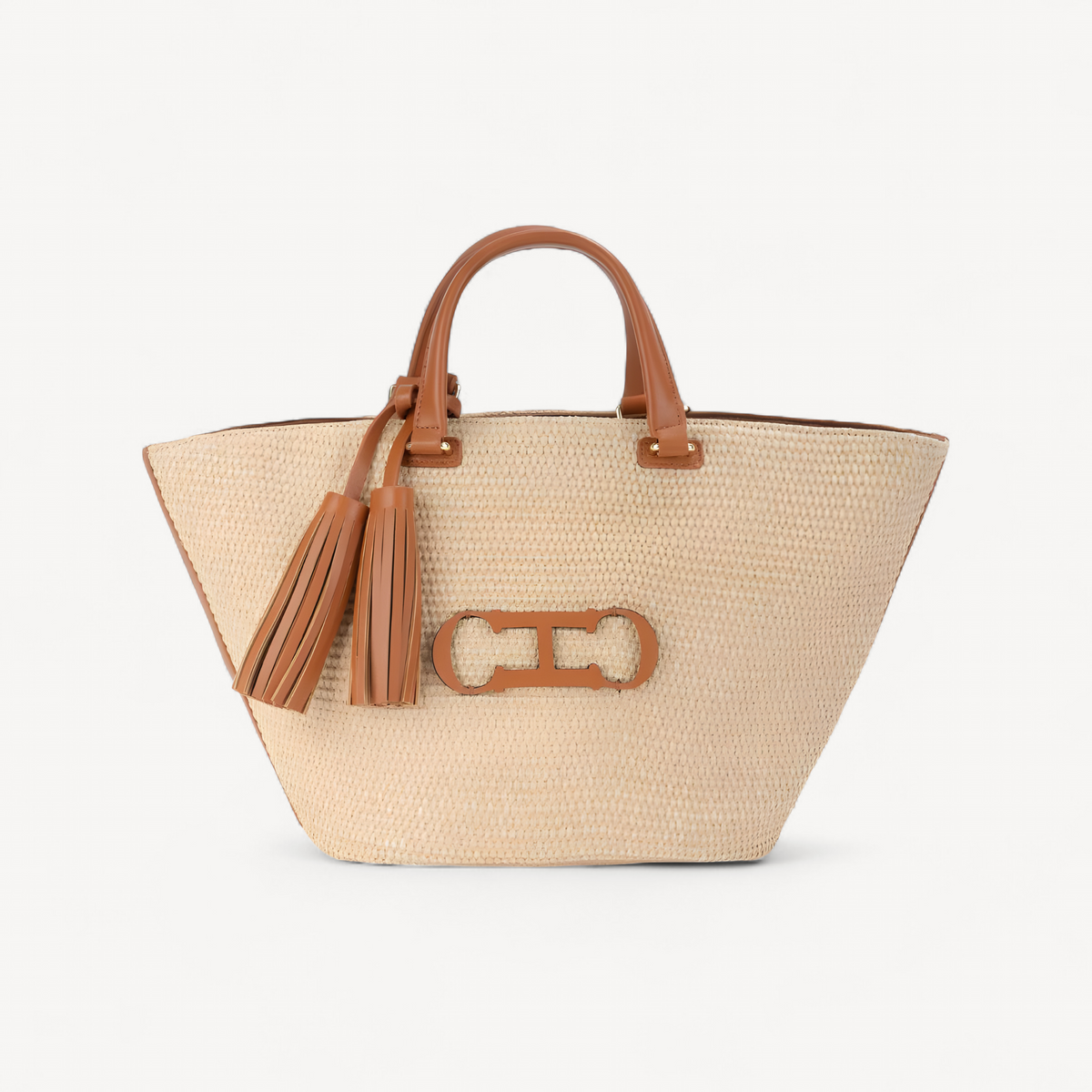 Mahjong straw bag (1 of 12)