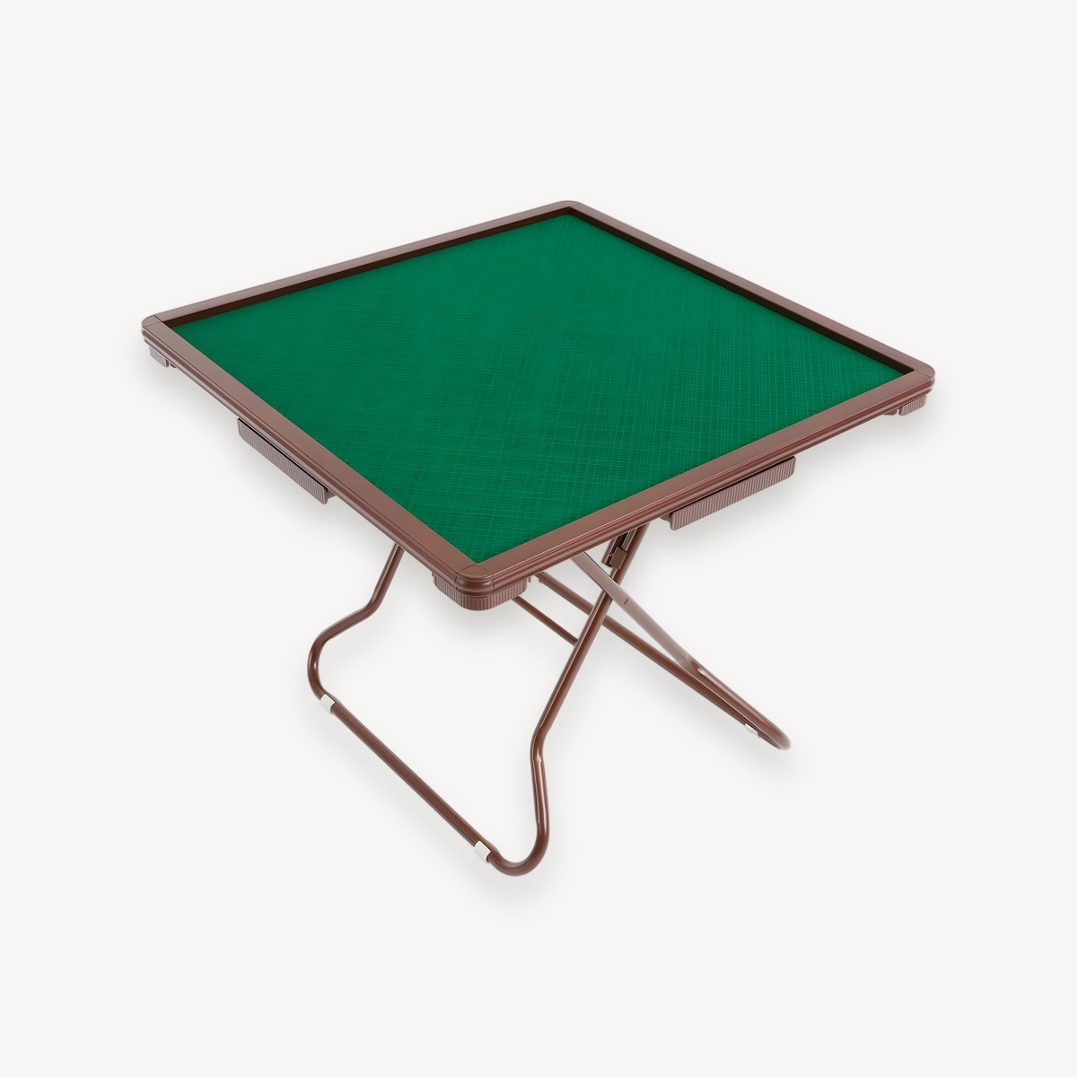 Foldable mahjong table in green (1 of 10)