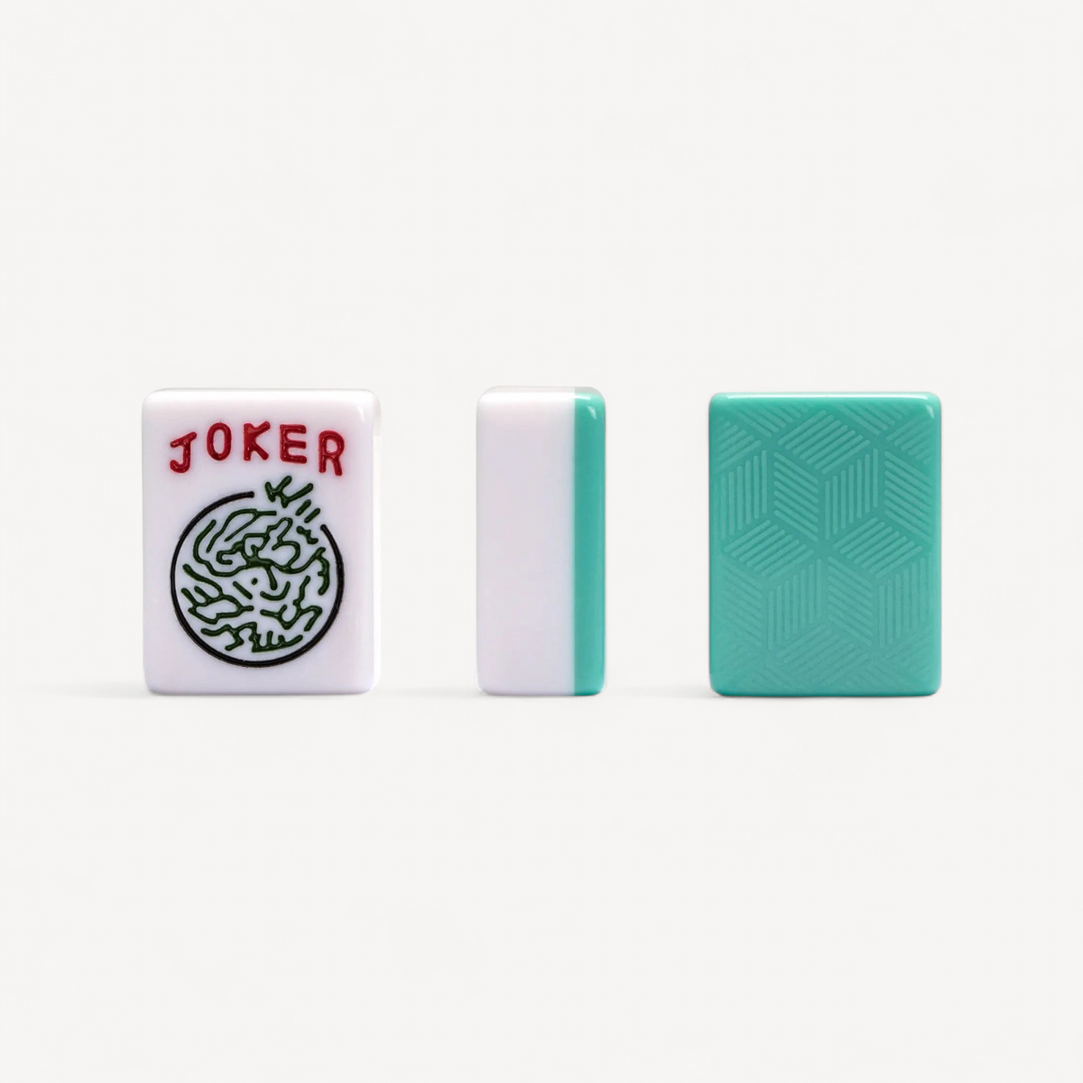 Automatic mahjong table tiles in green (1 of 11)