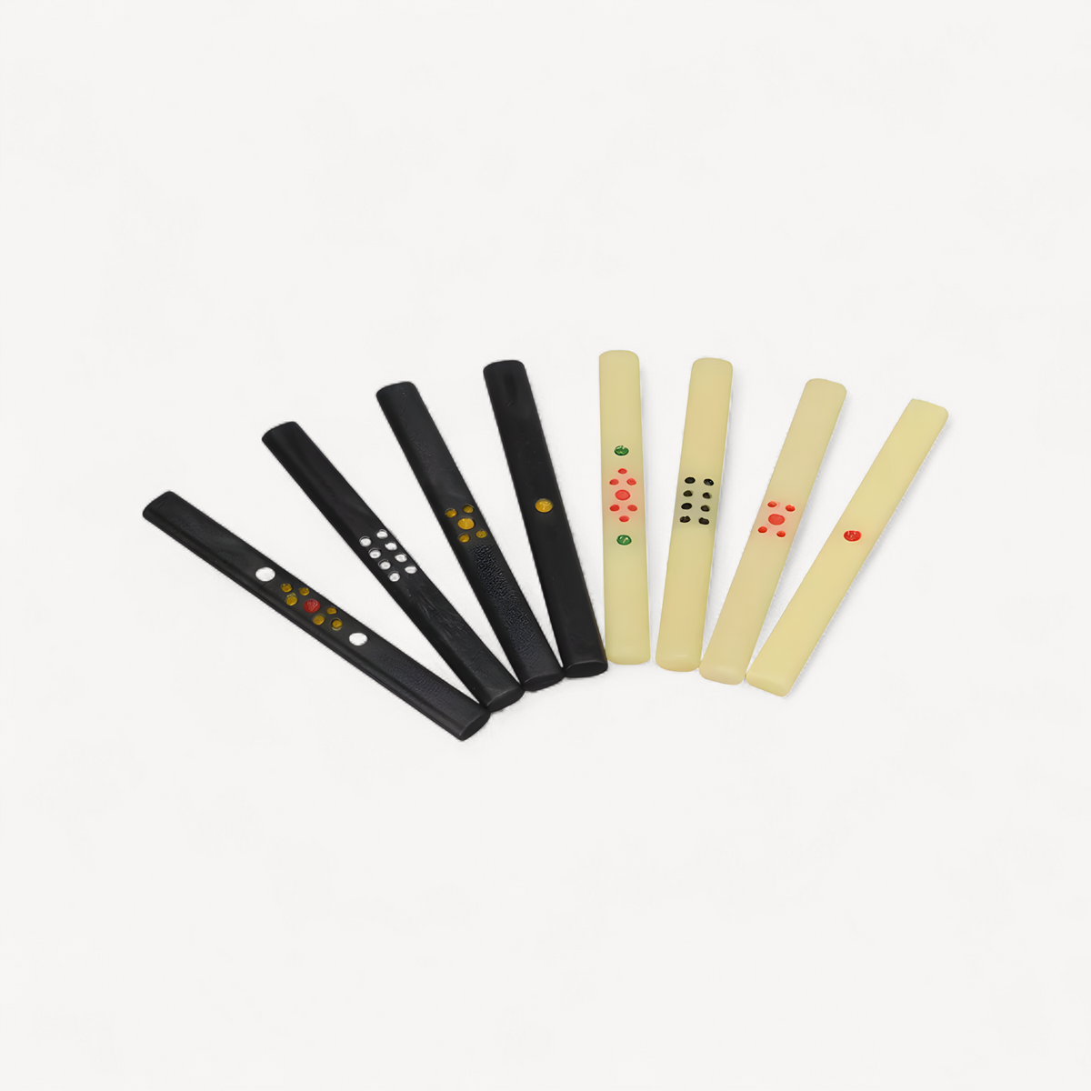 Mahjong scoring sticks in beige acrylic (1 of 10)