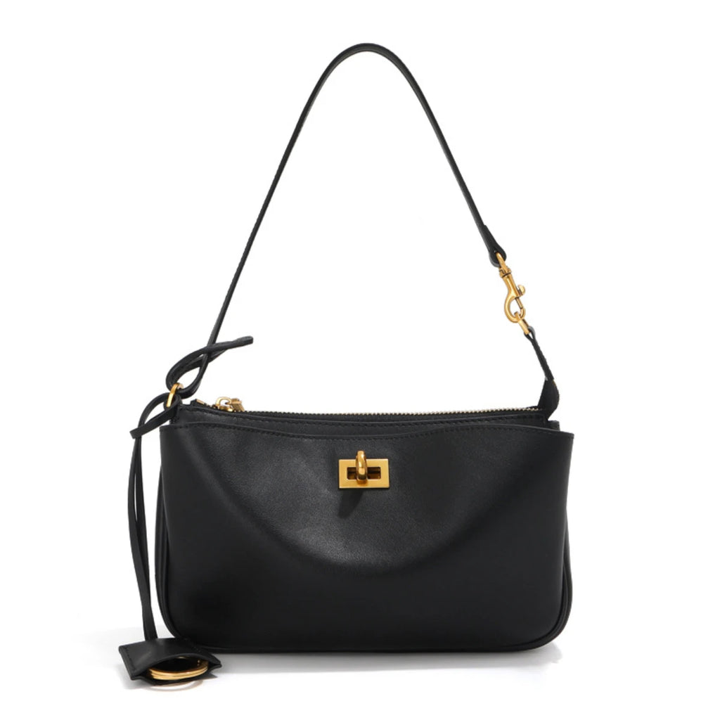 Mahjong leather underarm bag in cowhide (6 of 14)