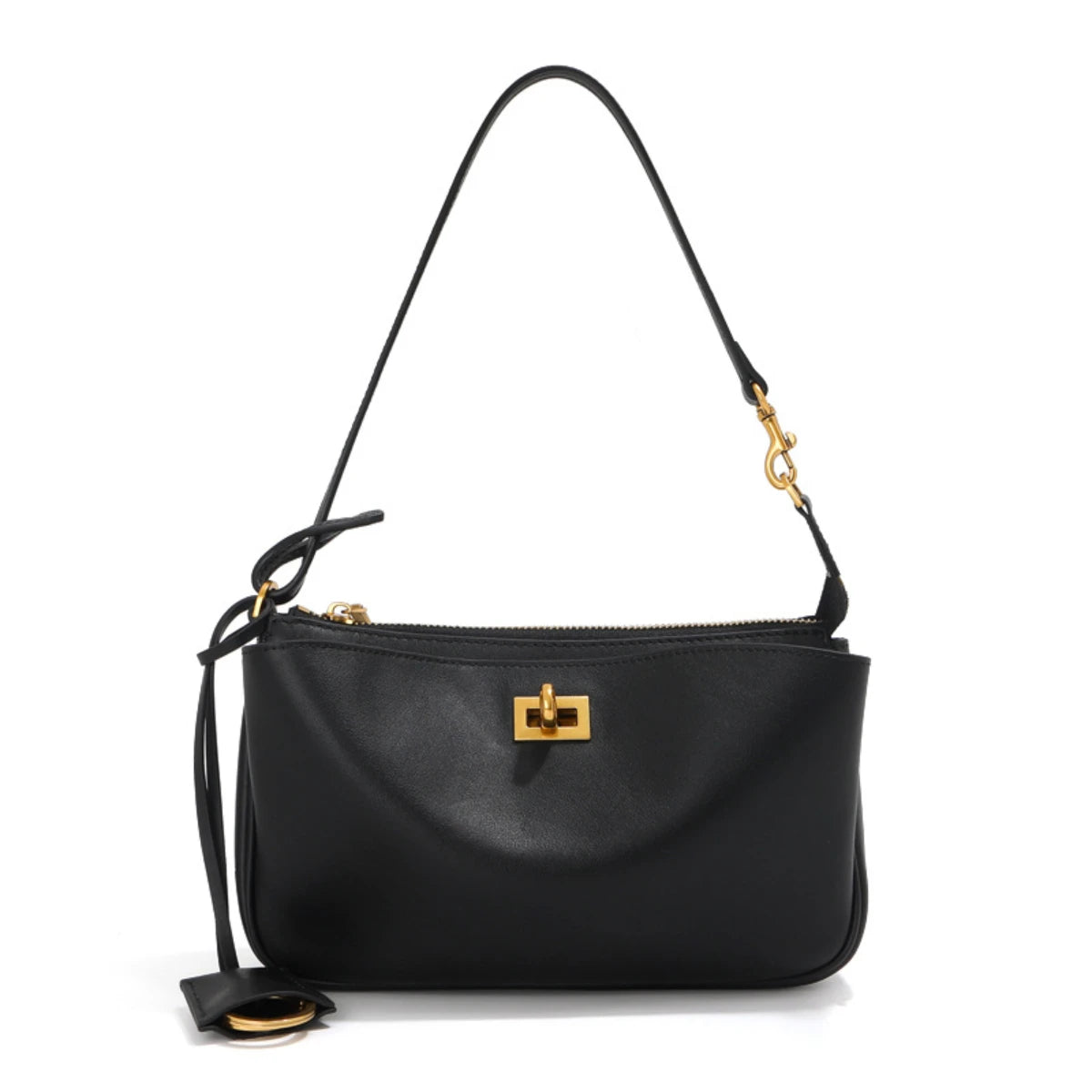Mahjong leather underarm bag in cowhide (6 of 14)
