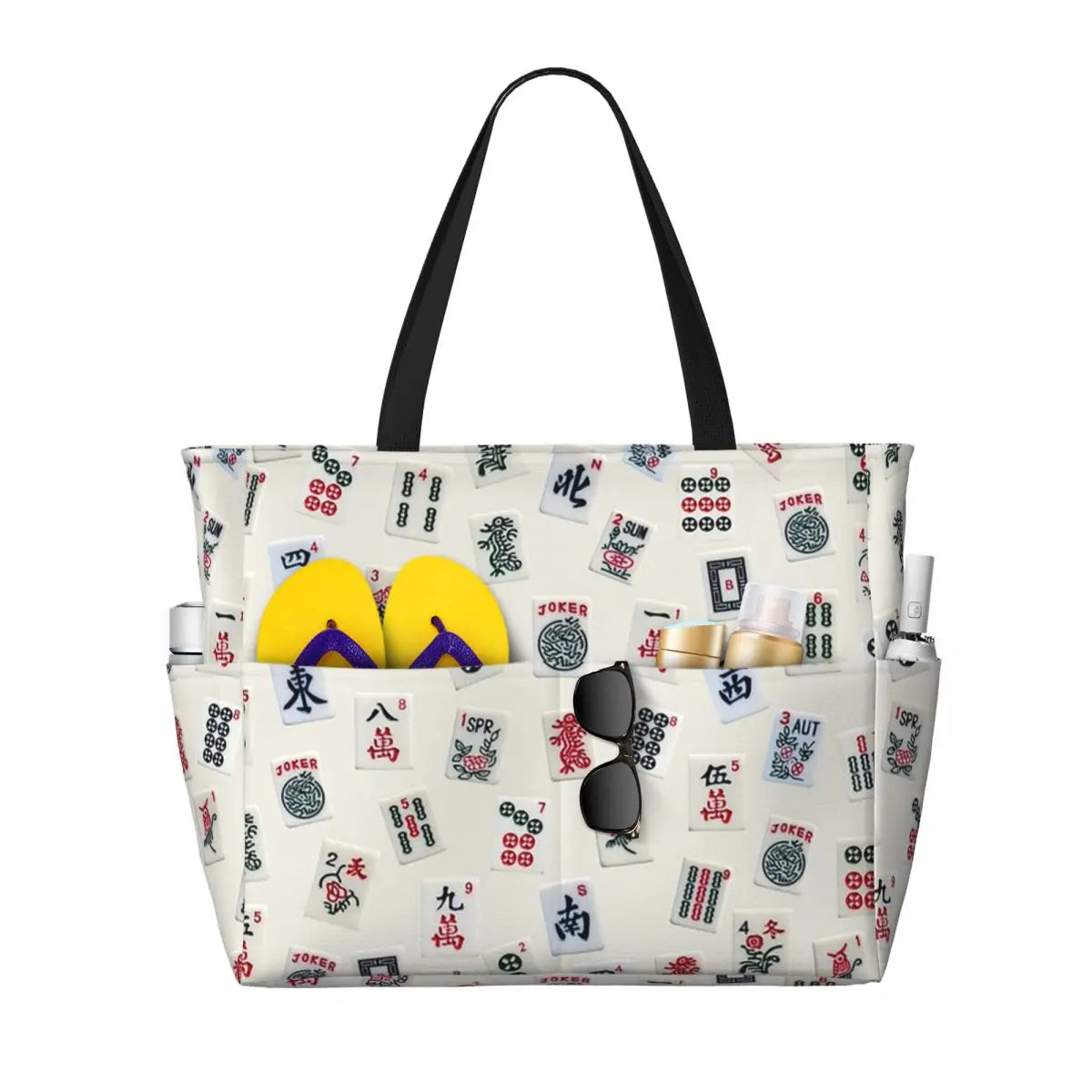 Mahjong tote bag in polyester (9 of 16)