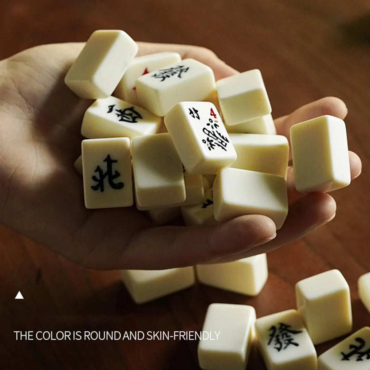 Mahjong set with racks, 144 tiles (5 of 7)