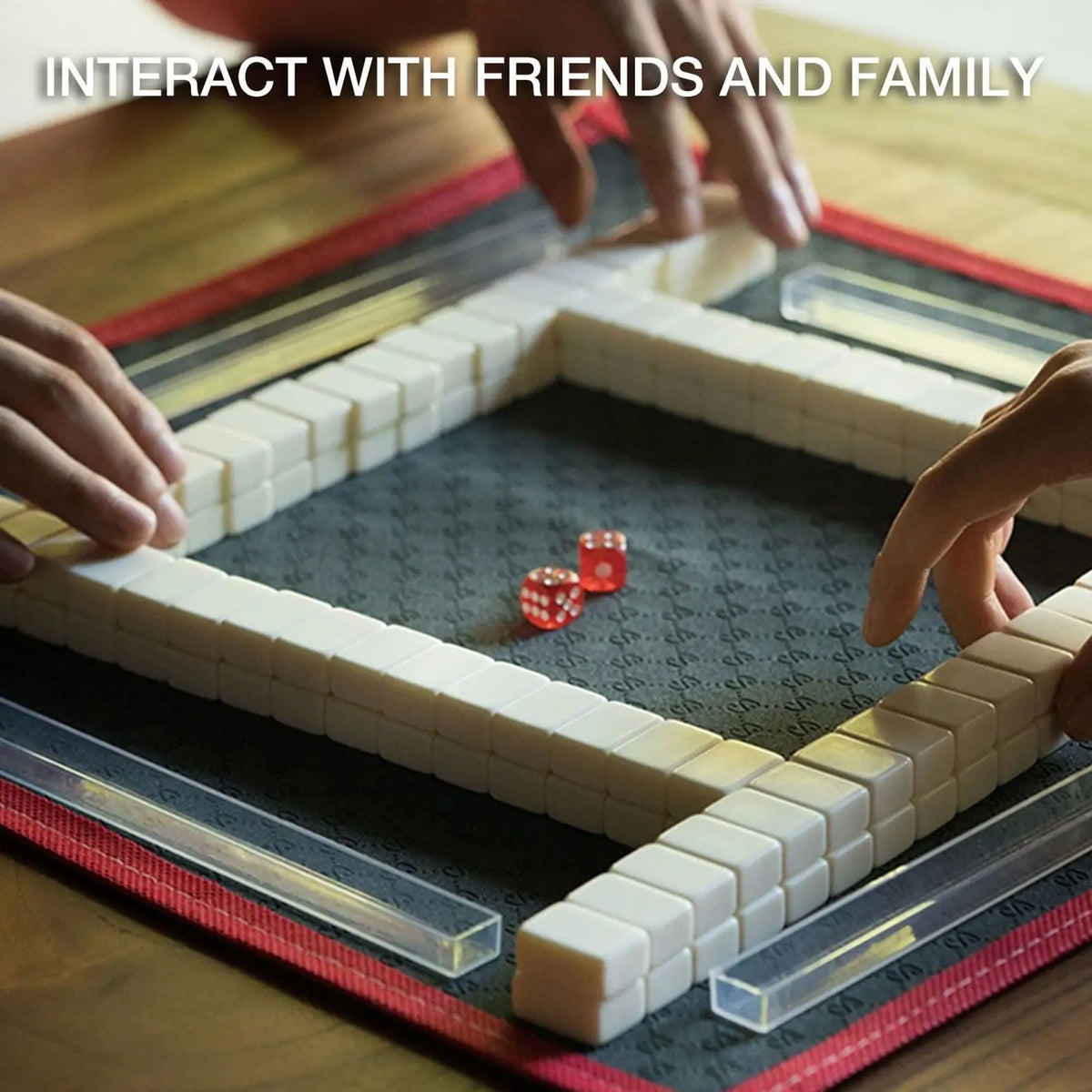 Mahjong set with racks, 144 tiles (4 of 7)