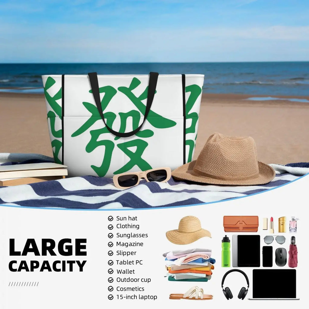 Mahjong tote bag in polyester (6 of 16)