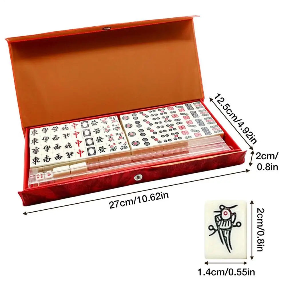 Mahjong set with racks, 144 tiles (7 of 7)