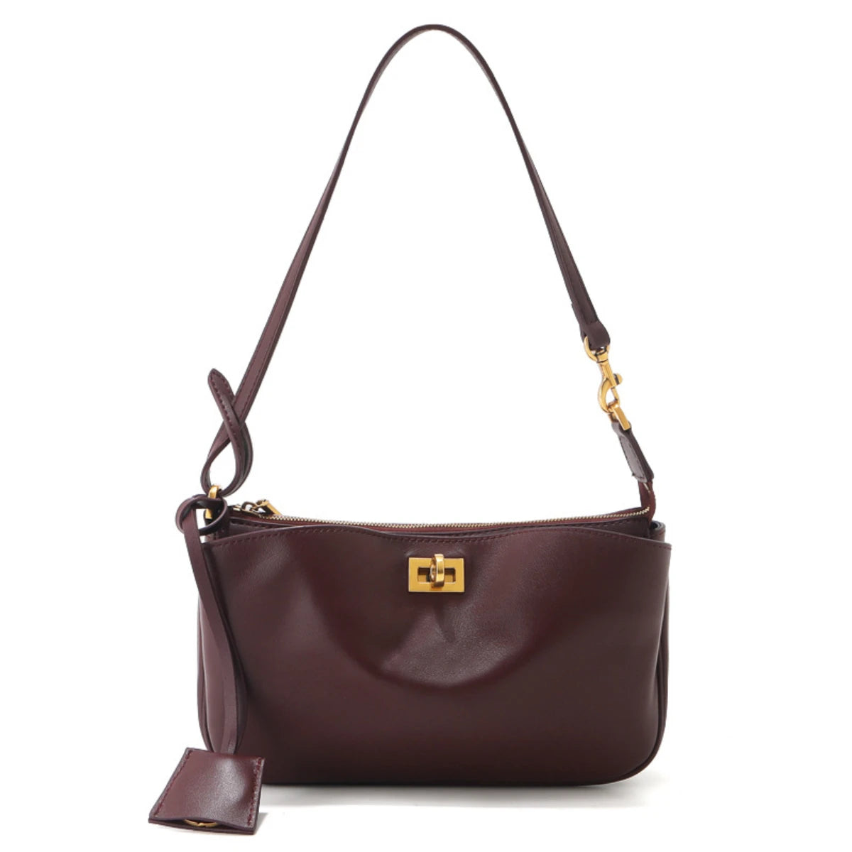 Mahjong leather underarm bag in cowhide (12 of 14)