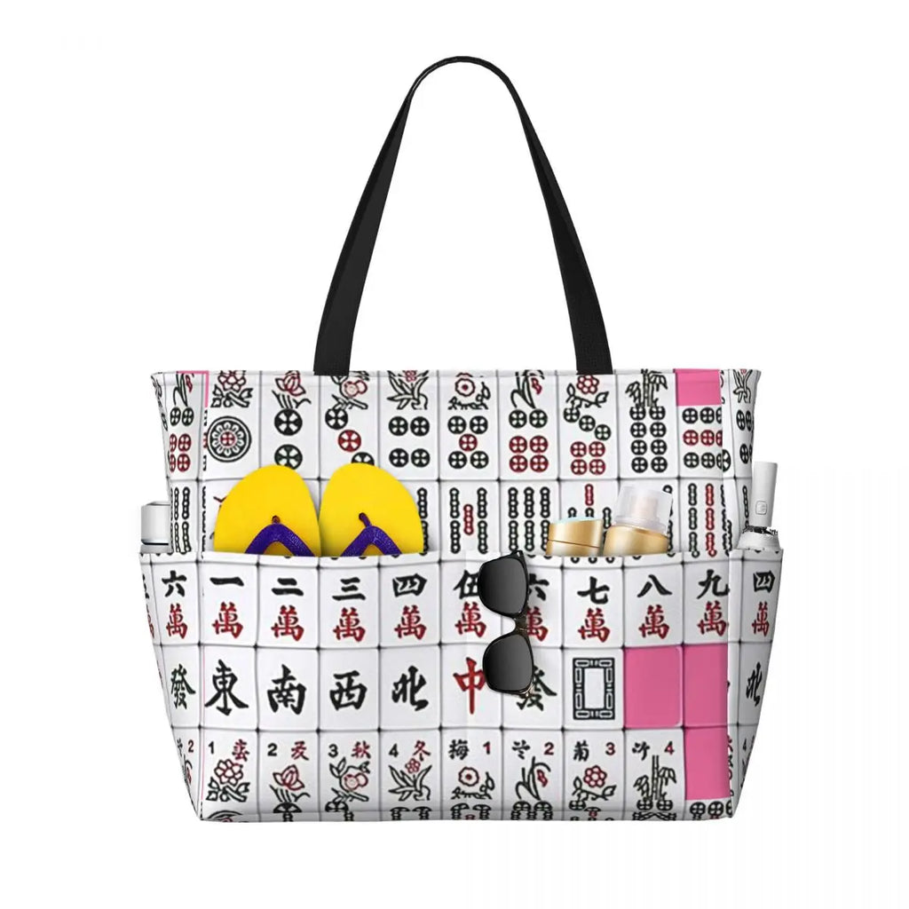 Mahjong tote bag in polyester (15 of 16)