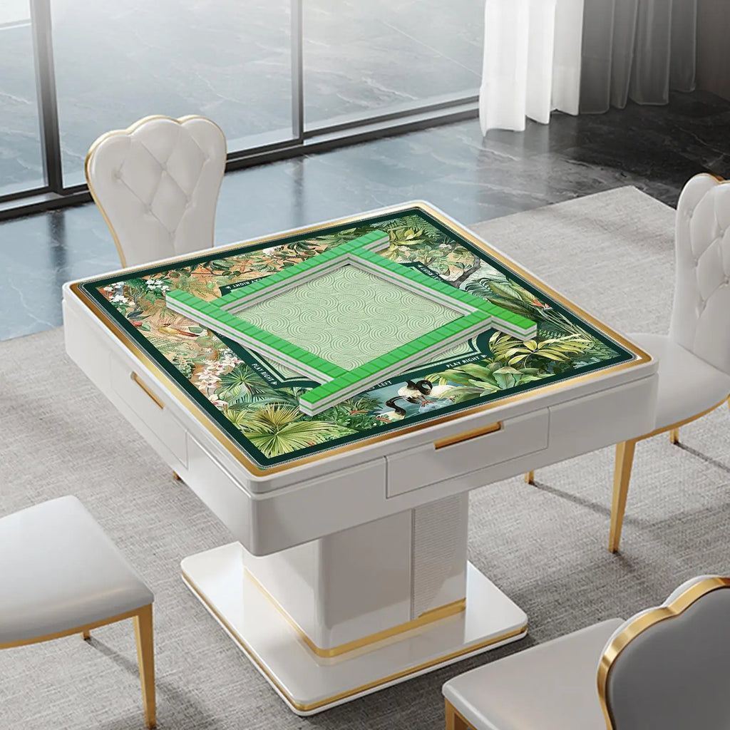 Verdant - Tropical Plant Mahjong Table Mat — archived original 4