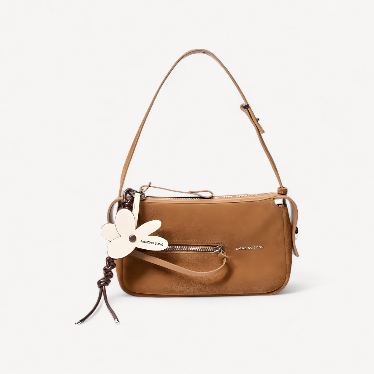Mahjong suede bag (2 of 4)