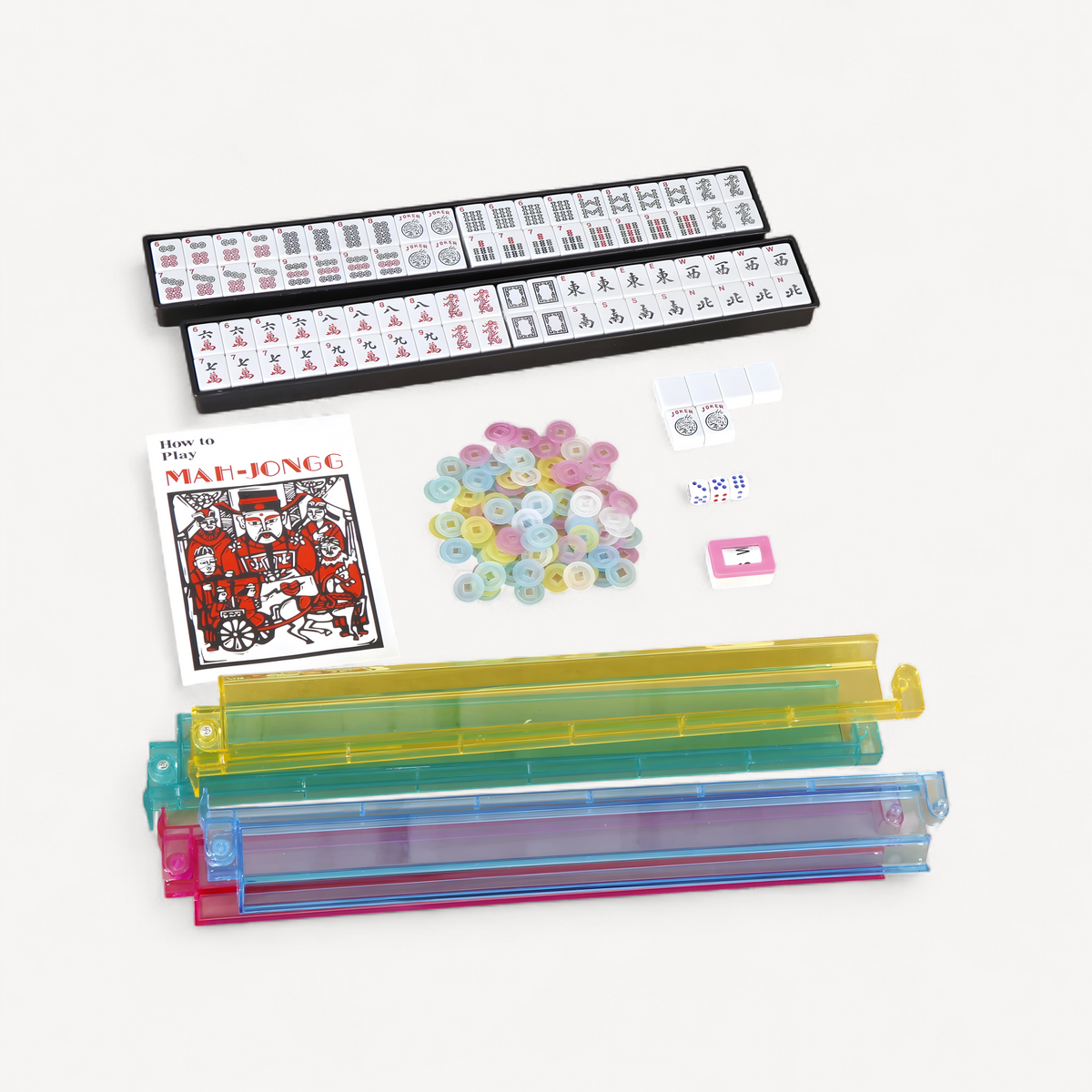 American mahjong collectible tiles in plastic, 166 tiles (3 of 11)