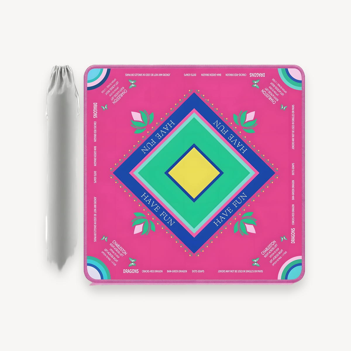 Foldable mahjong mat in rubber (1 of 7)