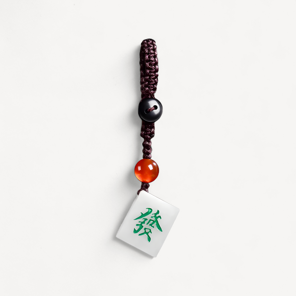 Mahjong tile charm in jade (1 of 11)