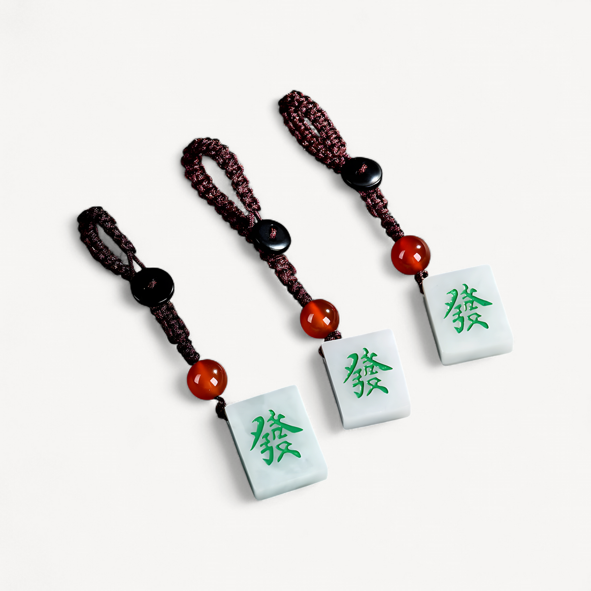 Mahjong tile charm in jade (2 of 11)