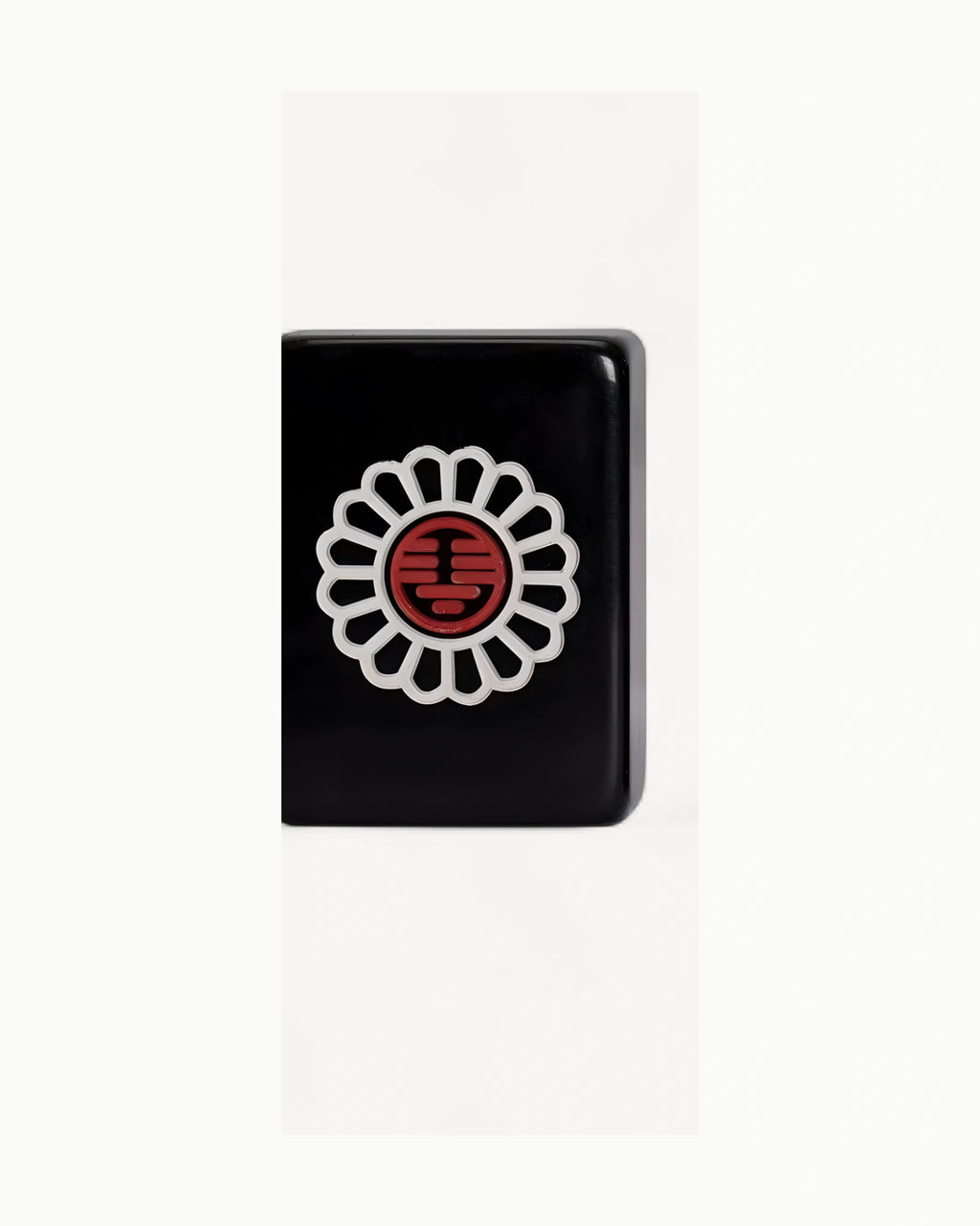 Black Tile Mahjong Set - Ink — Single tile
