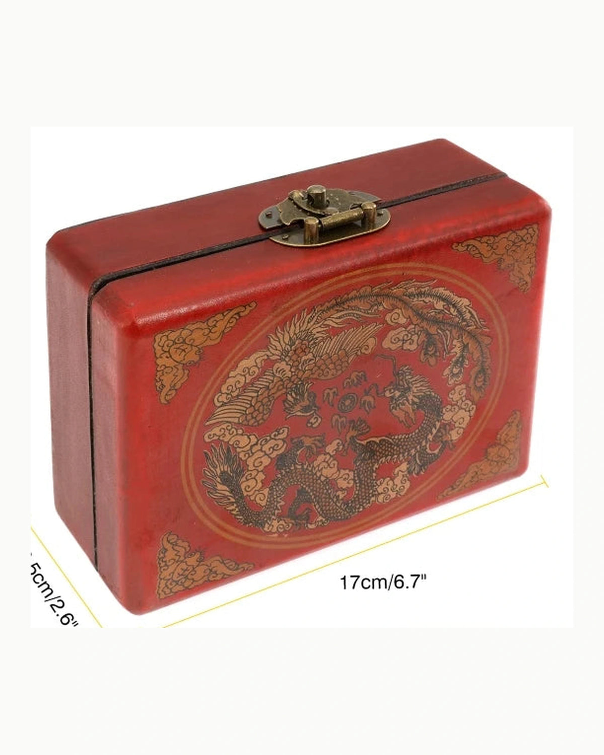 Mahjong Set with Antique Box - Ginger — Case