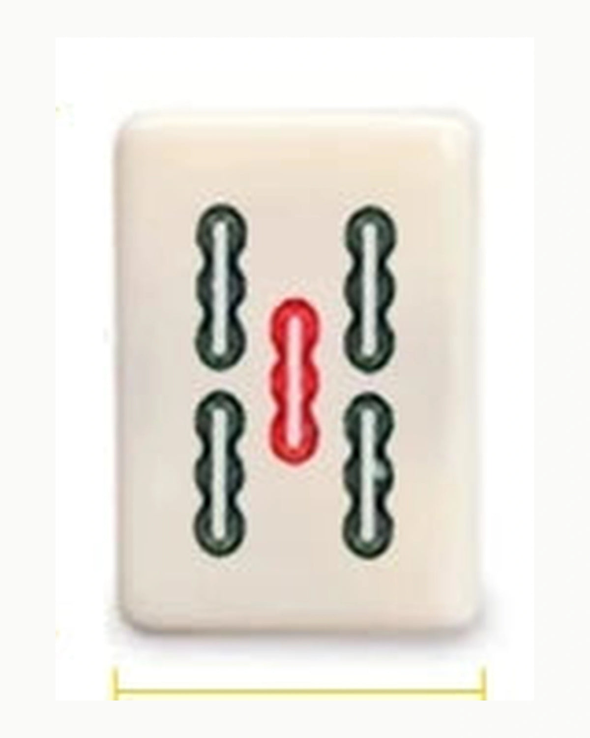 Mahjong Set with Antique Box - Ginger — Single tile
