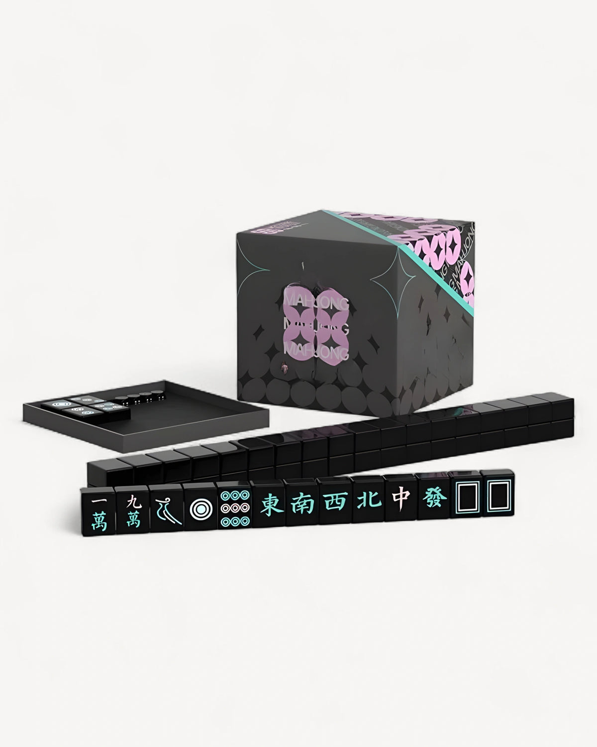 Mystery Mahjong Board Game - Indigo — 3/4