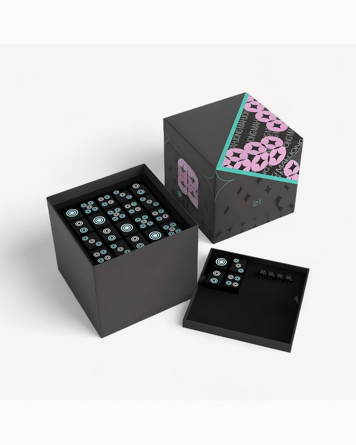 Mystery Mahjong Board Game - Indigo — Case