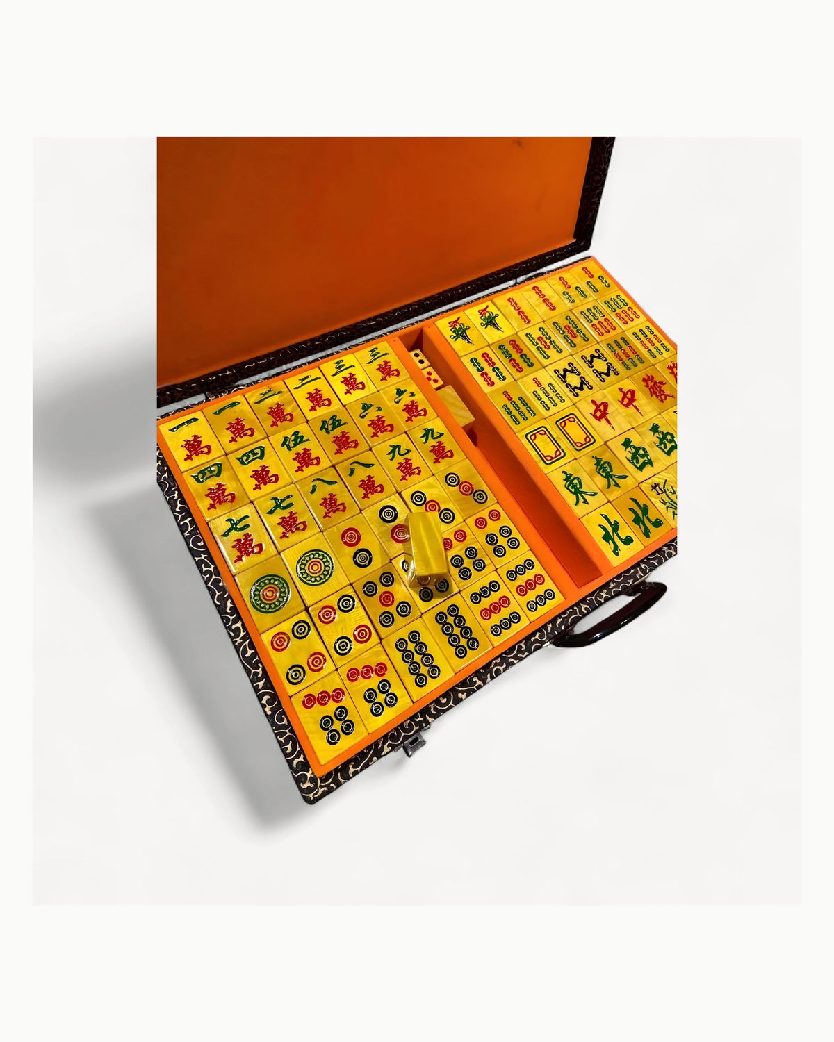 Redwood Mahjong Set - Gamboge — Compact