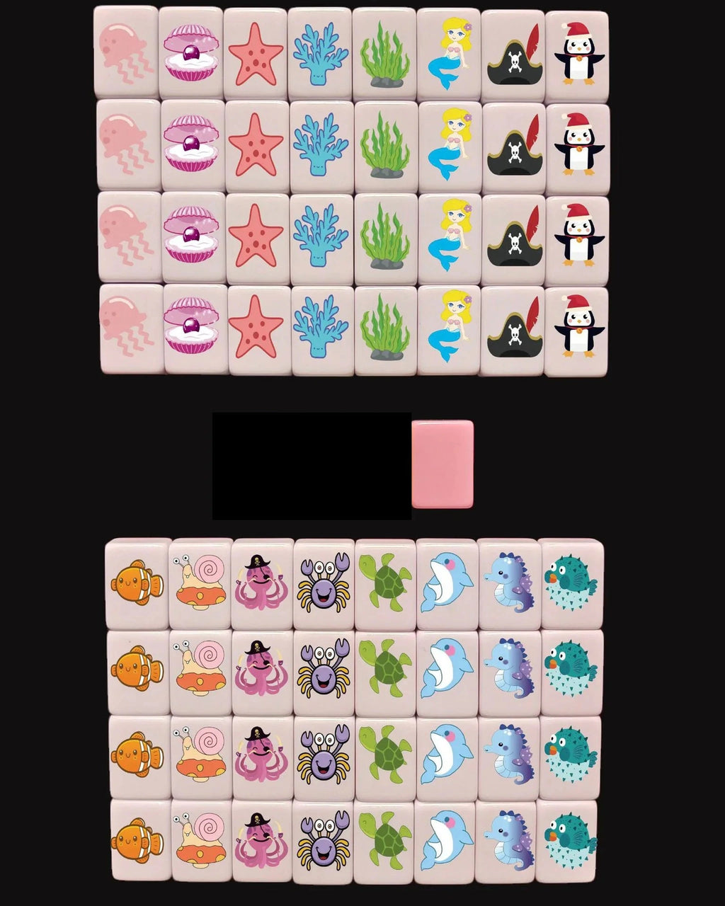 Seaside Escape Tile Game - Samphire — Loose tiles