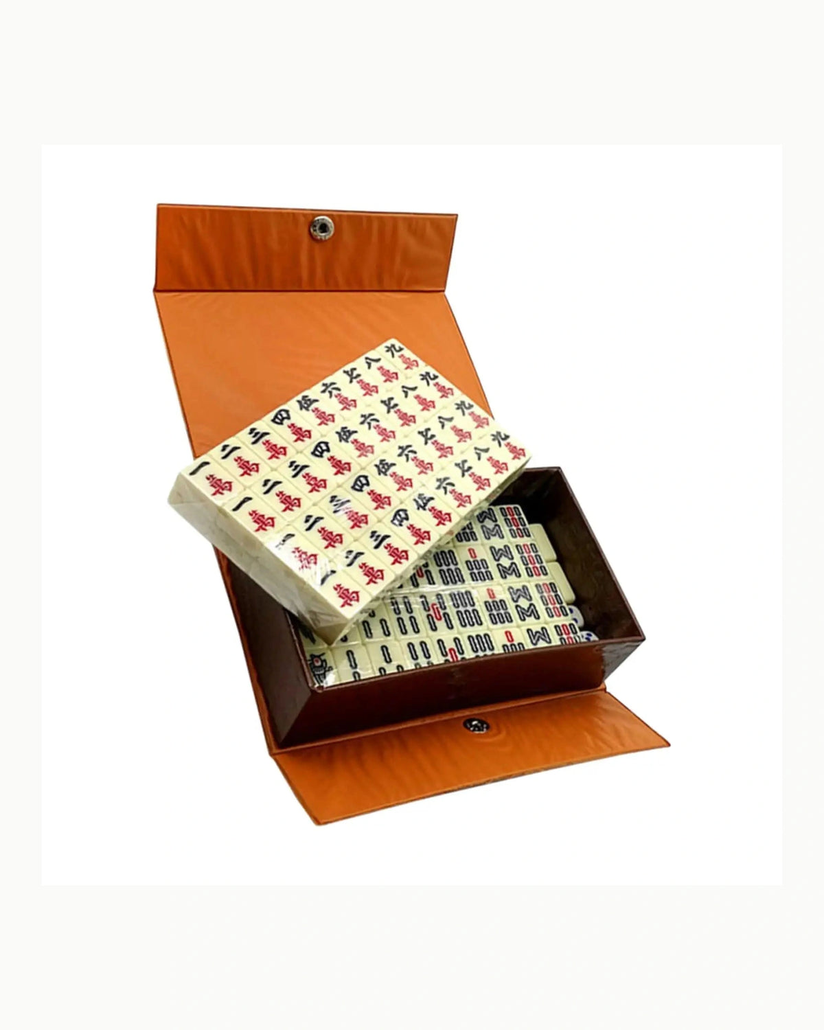 Traditional Chinese Mahjong Set - Ochre — 3/4