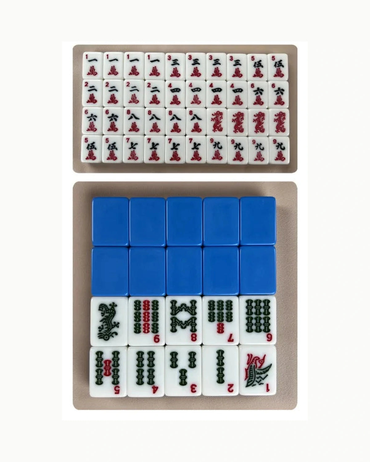 American Mahjong Tiles - Sage — Case