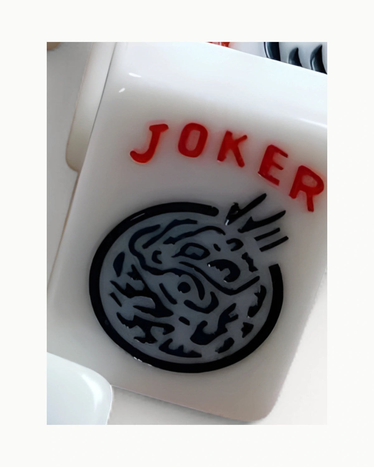 American Mahjong Tiles - Sage — Single tile