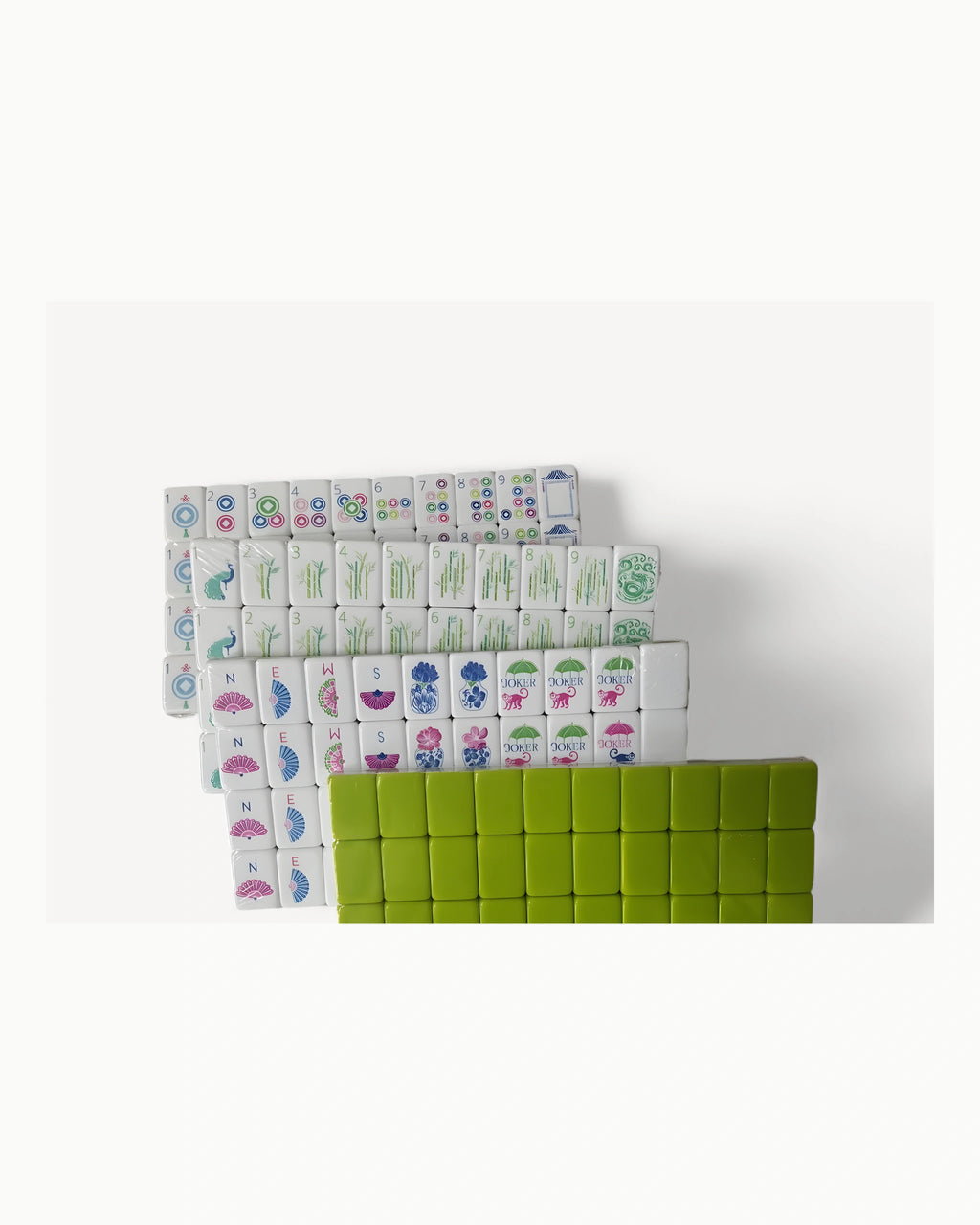 Customizable Mahjong Set - Hazel — Rack