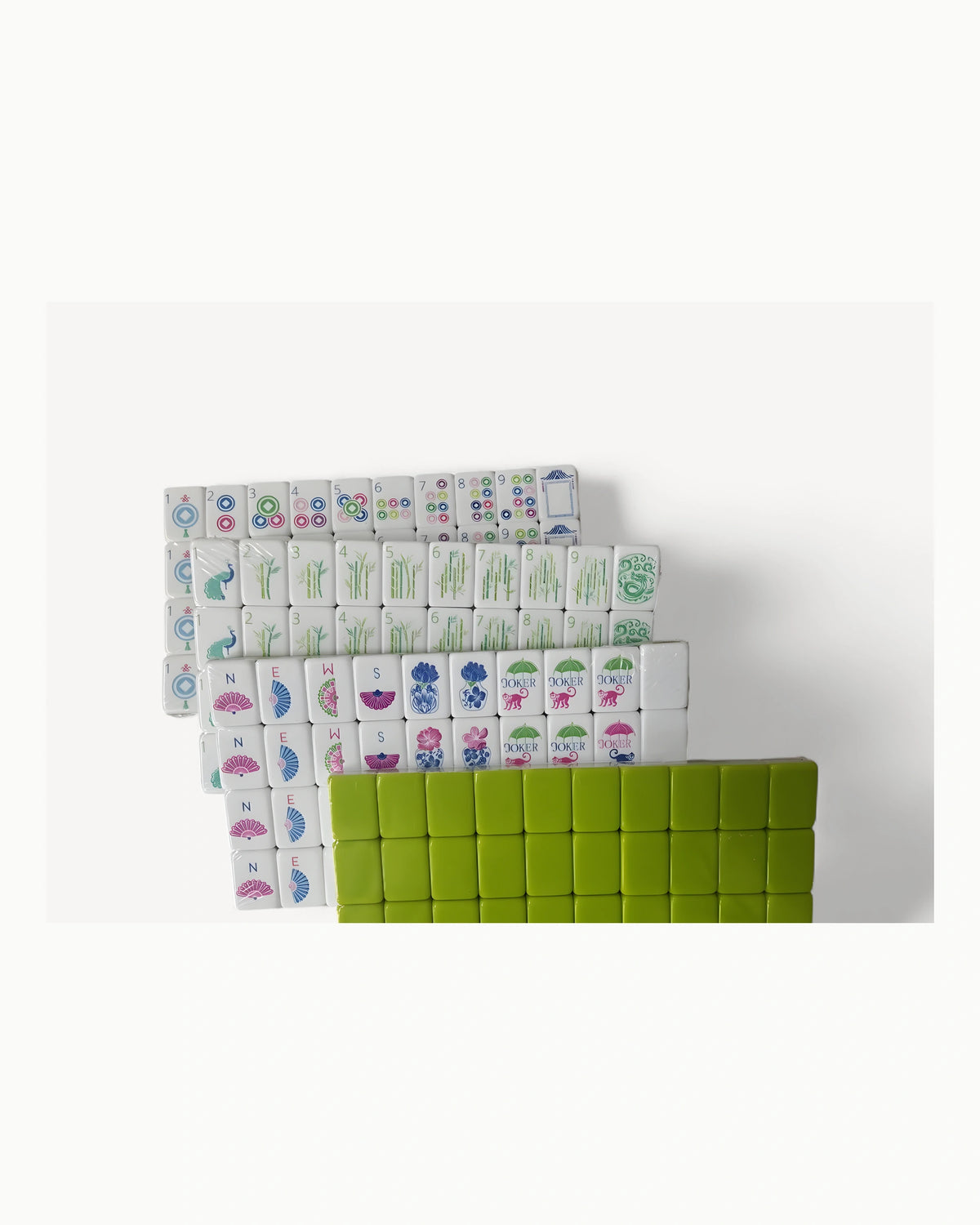 Customizable Mahjong Set - Hazel — Rack