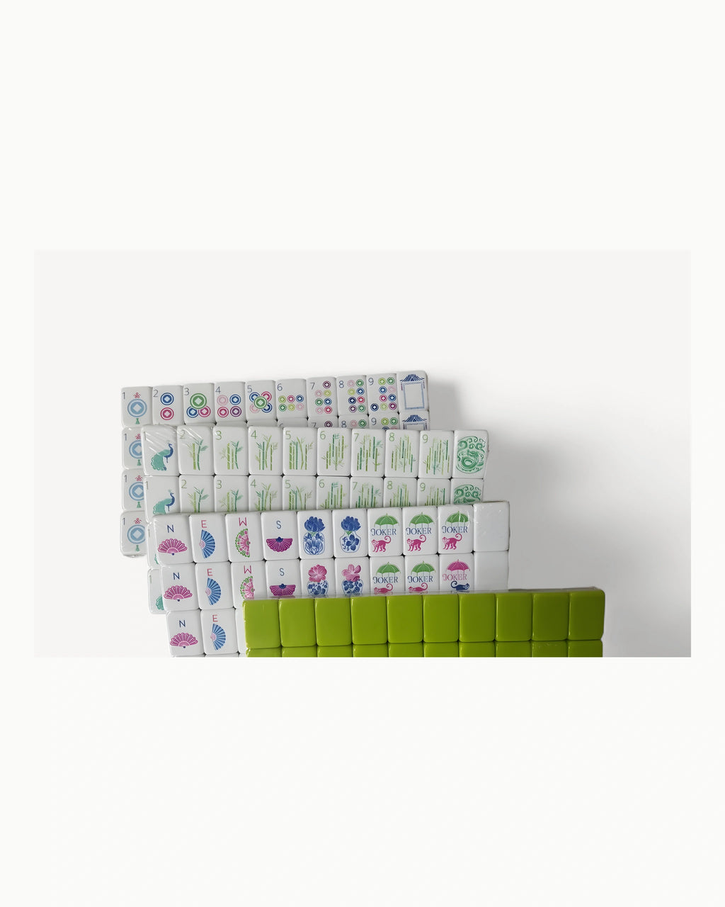 Customizable Mahjong Set - Hazel — Loose tiles