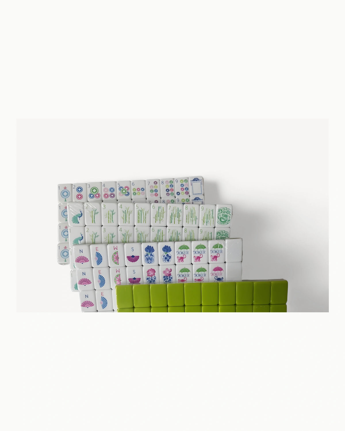 Customizable Mahjong Set - Hazel — Loose tiles