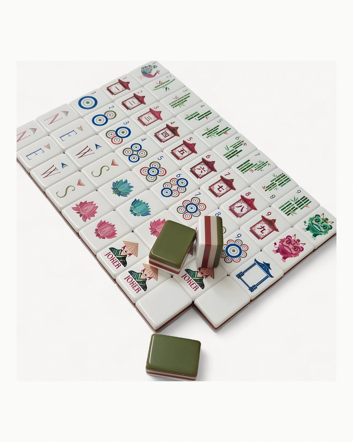 Engraved Mahjong Set - Buttercup — 3/4