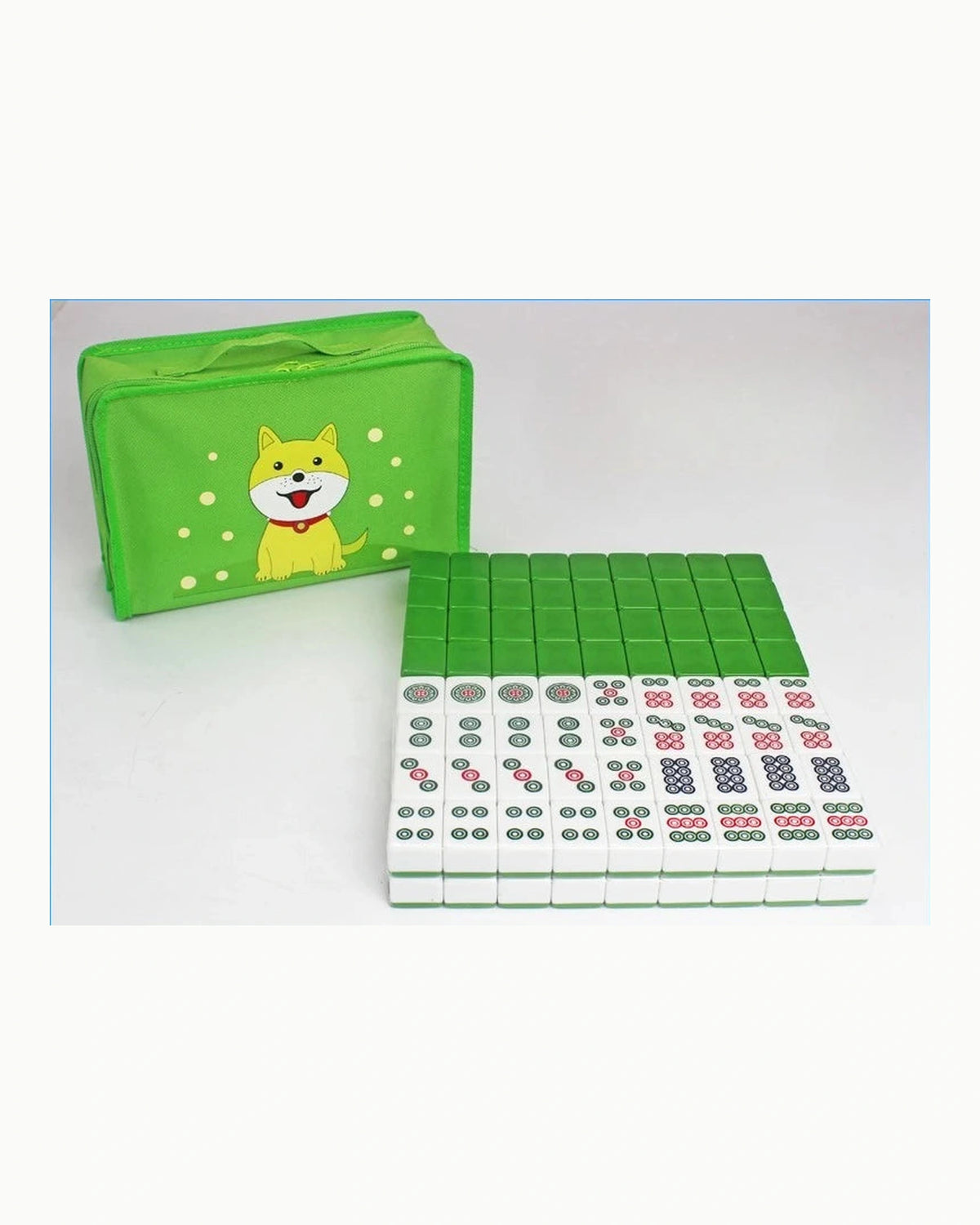 Green Mahjong Tiles - Malachite — Compact