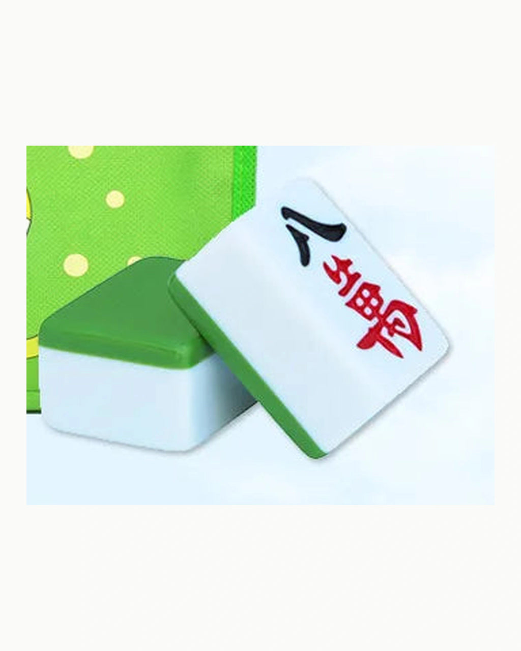 Green Mahjong Tiles - Malachite — Single tile