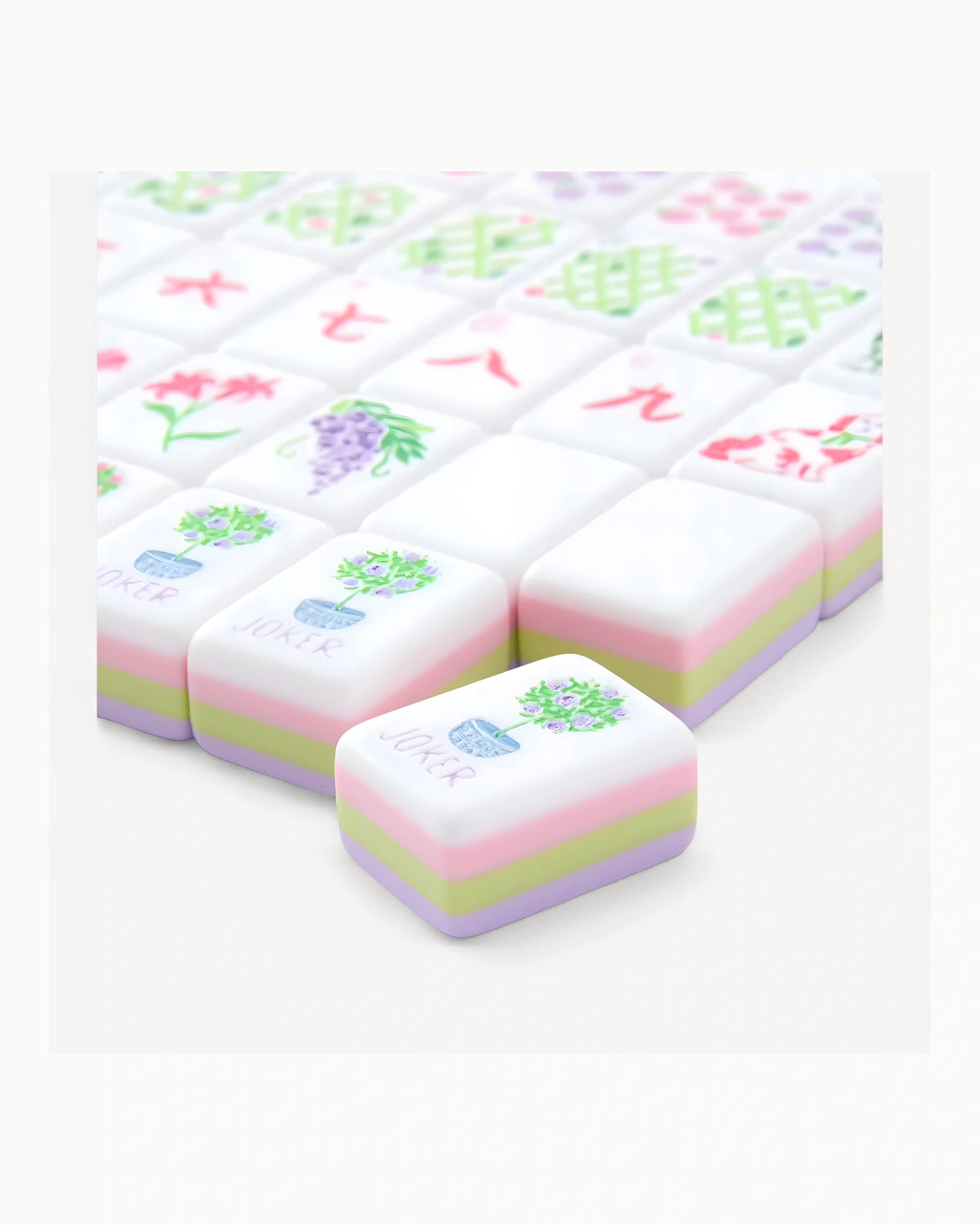 Light Purple Mahjong Set - Lilac — 3/4