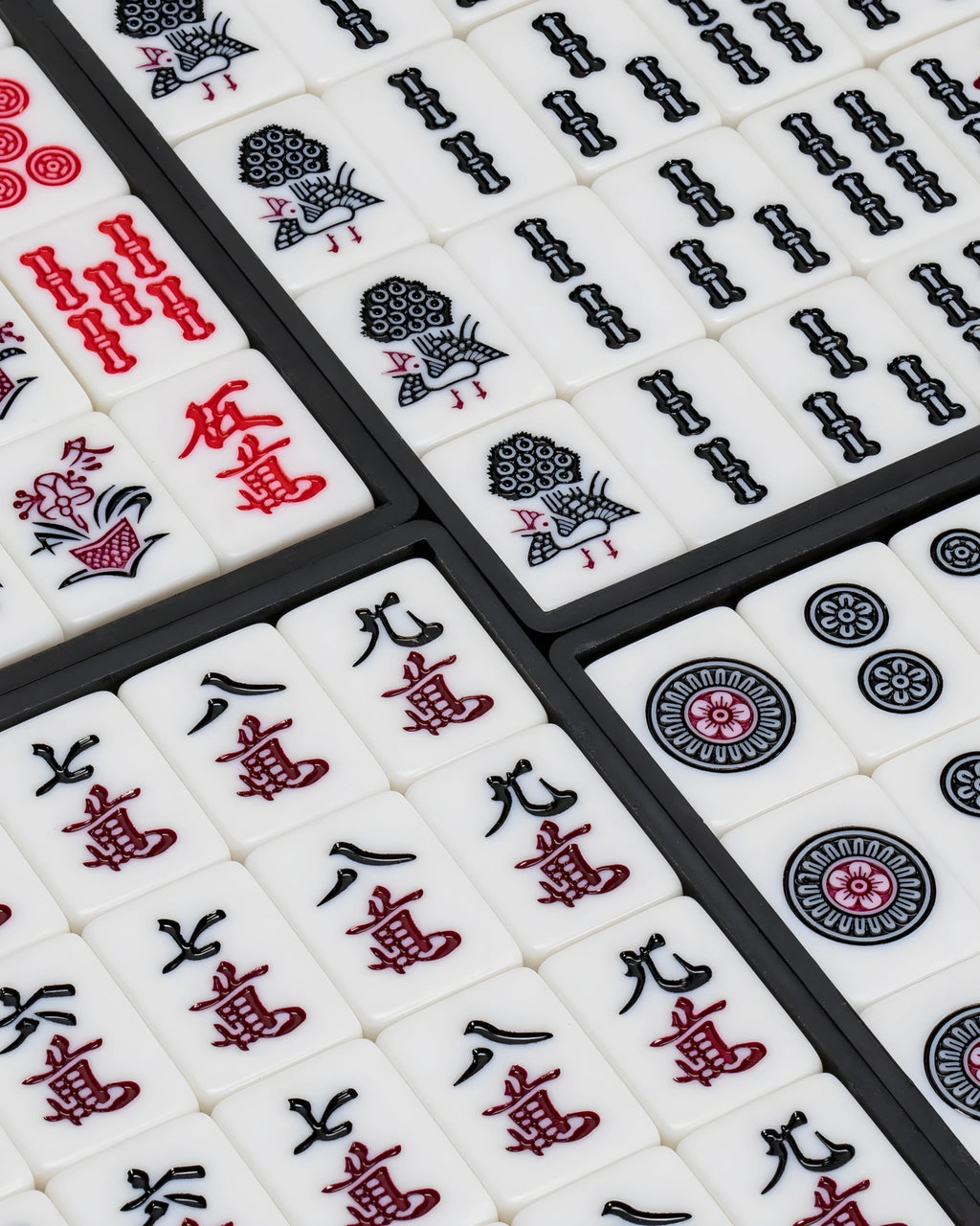 Riichi Mahjong Set - Sumire — Loose tiles