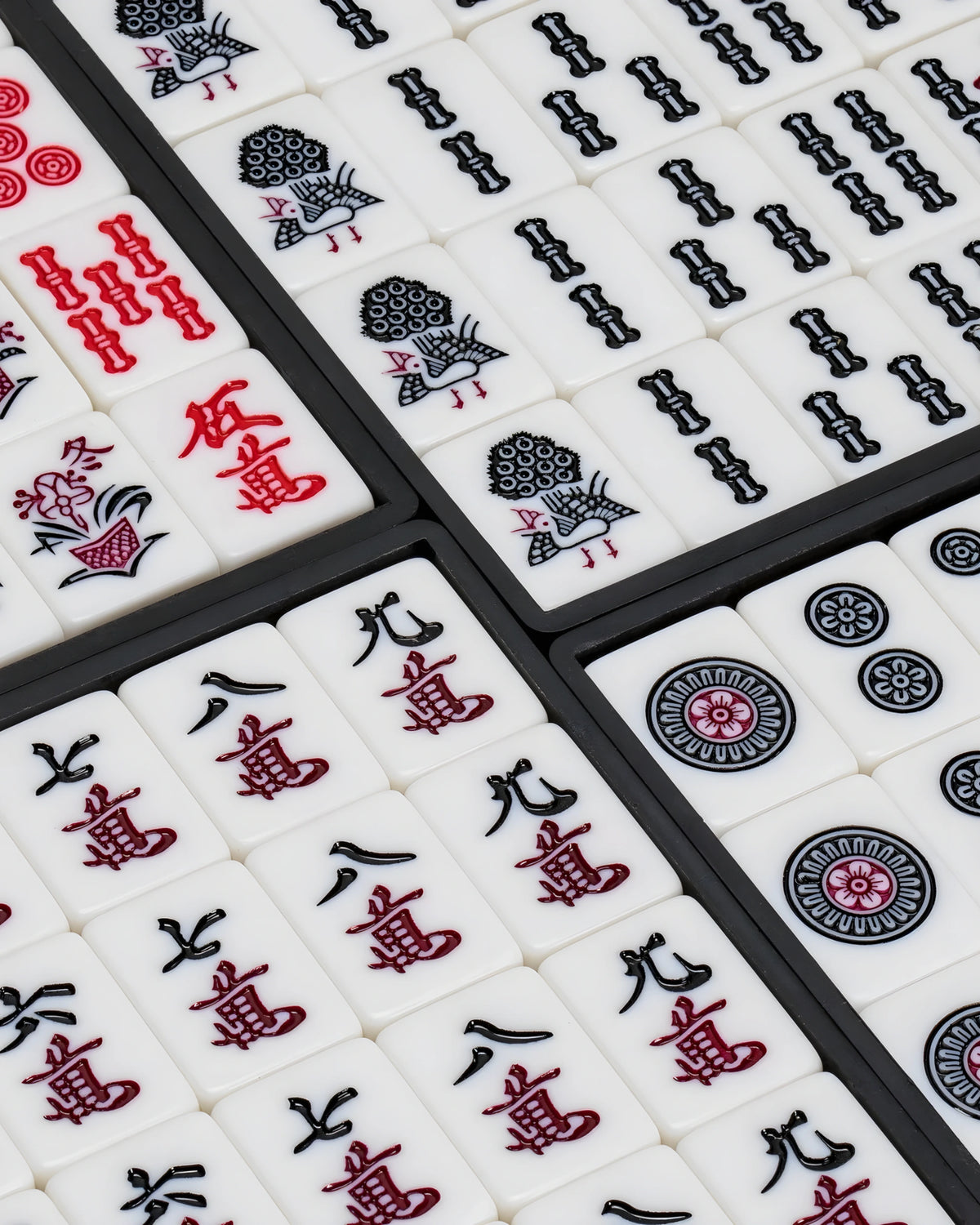 Riichi Mahjong Set - Sumire — Loose tiles