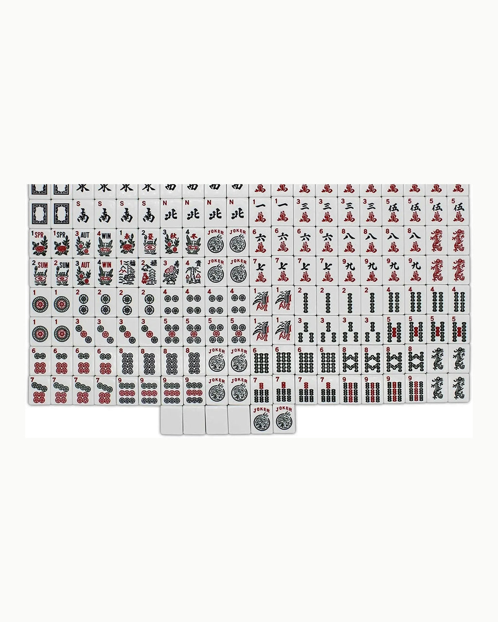 Western Mahjong Set - Poppy — Loose tiles