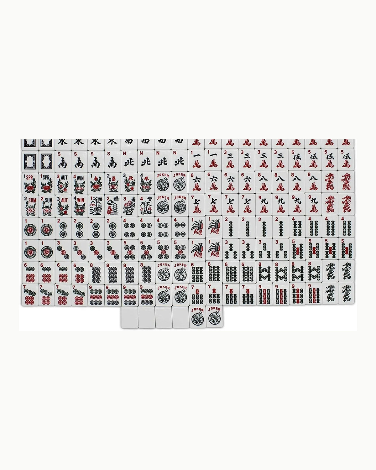 Western Mahjong Set - Poppy — Loose tiles