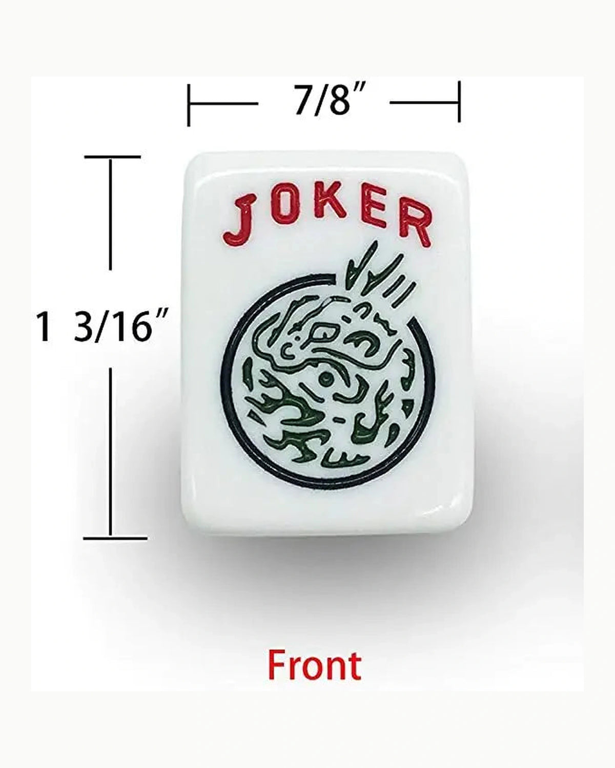 Western Mahjong Set - Poppy — Single tile