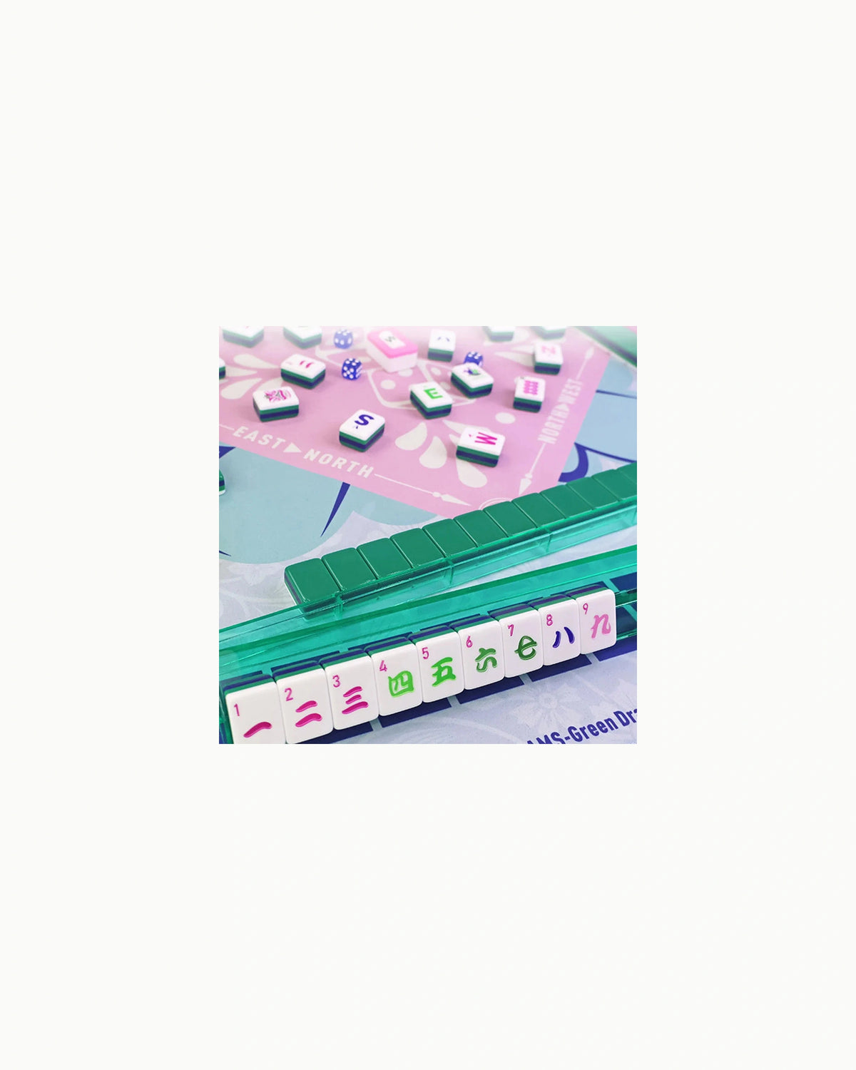 Acrylic Mahjong Set - Primrose — Rack