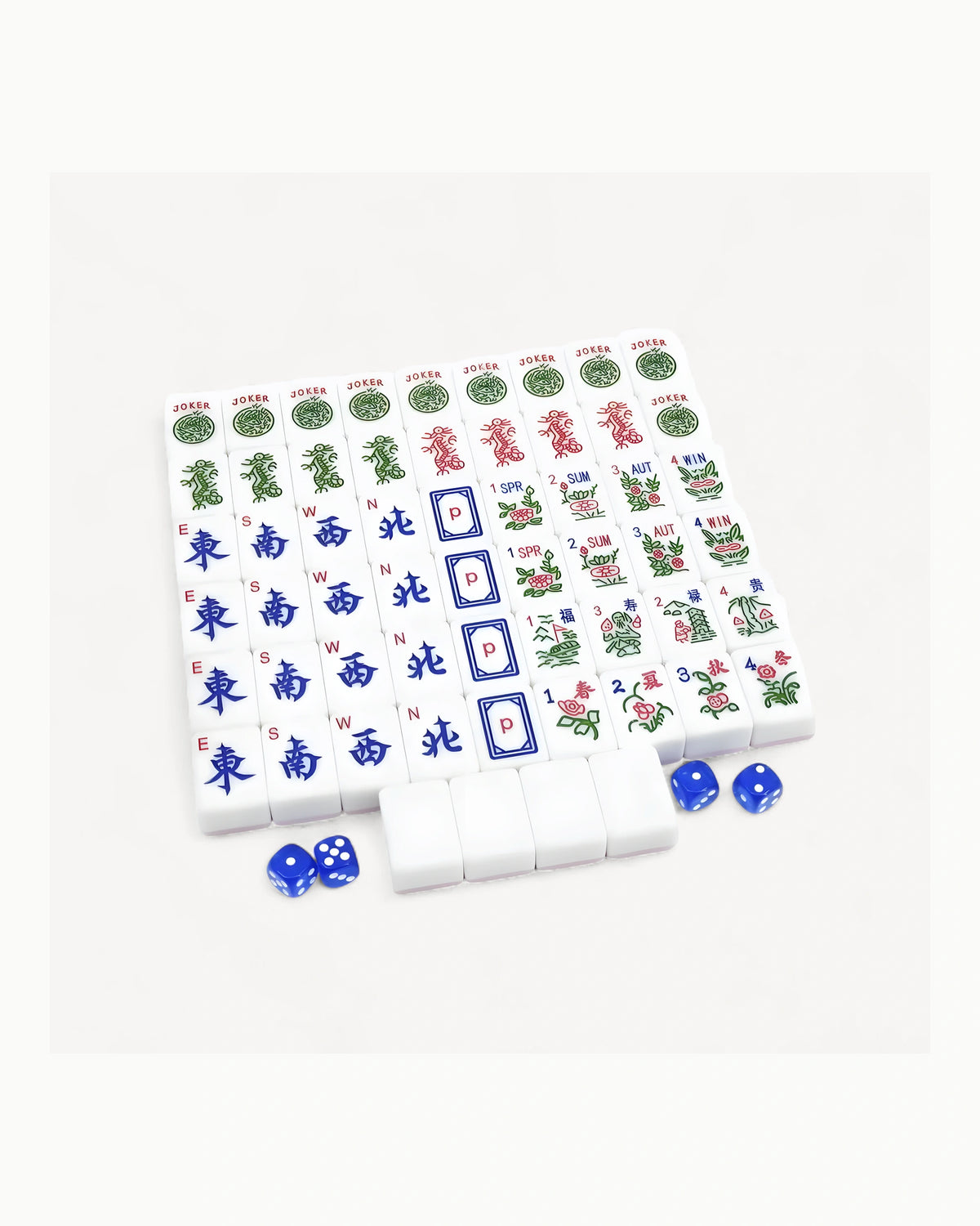 American Mahjong Set Pink Tiles - Freesia — Compact
