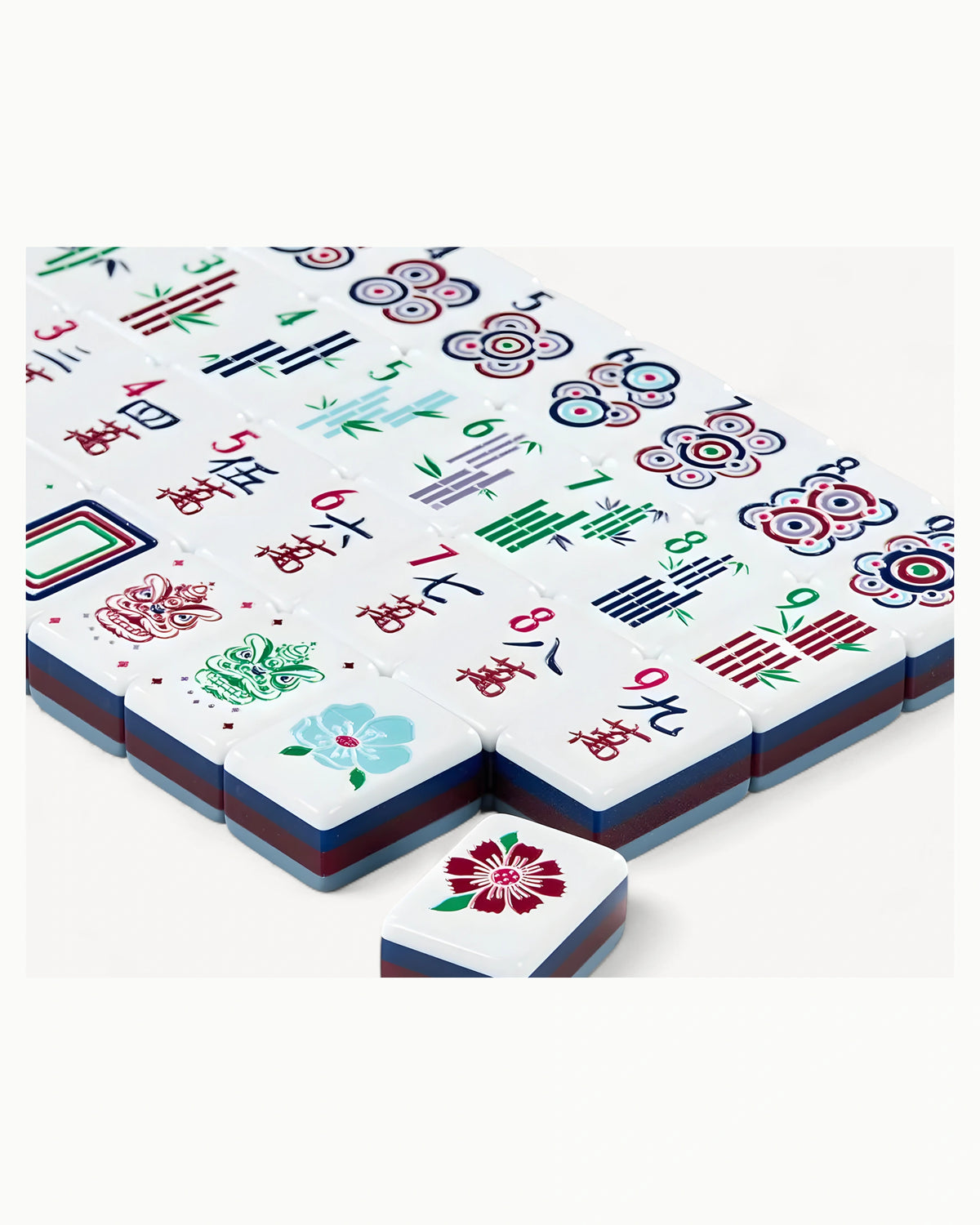 Blue Acrylic Mahjong Set - Honeysuckle — Rack