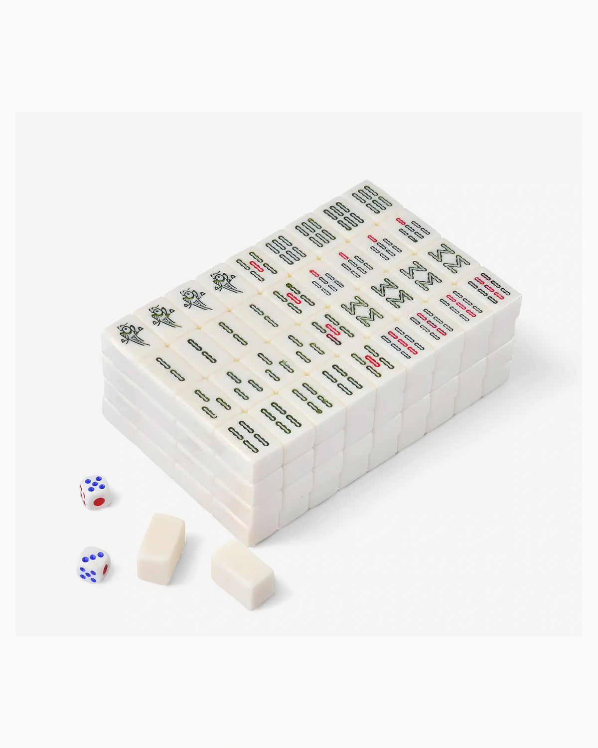 Mahjong Set with Box - Clove — Full
