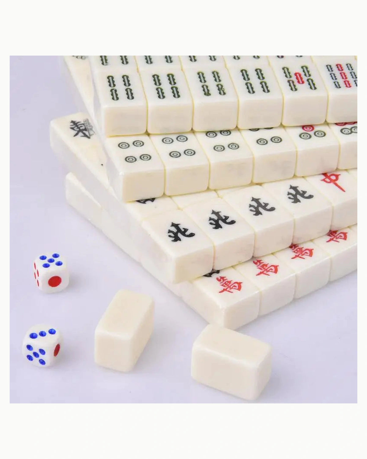 Mahjong Set with Box - Clove — Rack